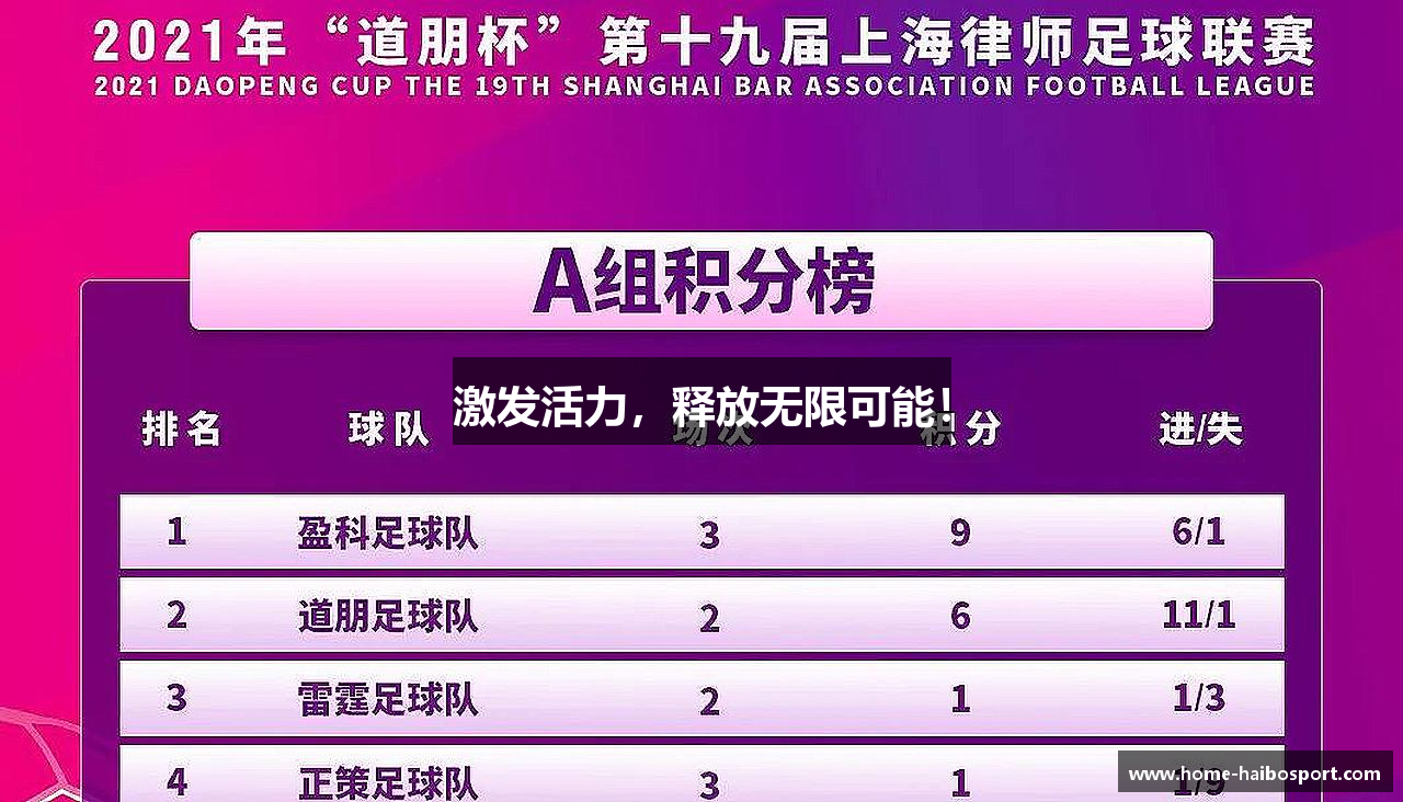 海博体育app激发活力，释放无限可能！